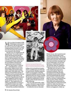 MARY QUANT THE WOMAN WHO MADE THE SIXITIES SWING MARY QUANT THE WOMAN WHO MADE THE SIXITIES SWING
