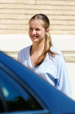 Princess Leonor attends her first day at General Military Academy Princess Leonor attends her first day at General Military Academy