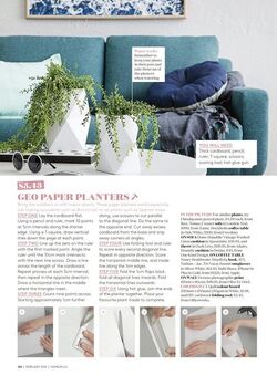 DIY Geo Paper Planters DIY Geo Paper Planters