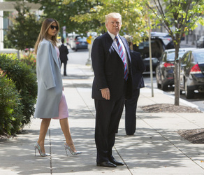 FILE PHOTOS Donald Trump Book First couple lived separately in Trump Tower and would go DAYS without seeing each other and only mentions Melania for her looks