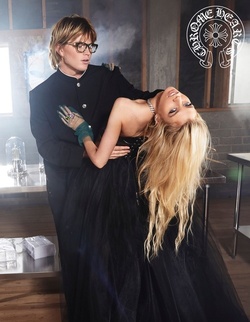 Stella Maxwell Gets Glam In Chrome Hearts Fall 2020 Campaign