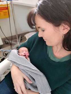 OUR TWINS BORN NINE DAYS APART