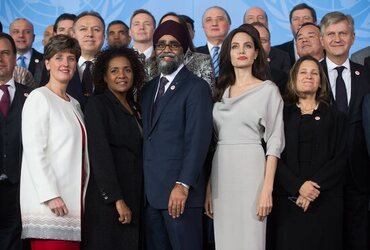 UN Special Envoy Angelina Jolie passionately speaks out about preventing sexual violence at peacekeeping summit in Vancouver