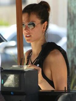 Alessandra Ambrosio leaves gym