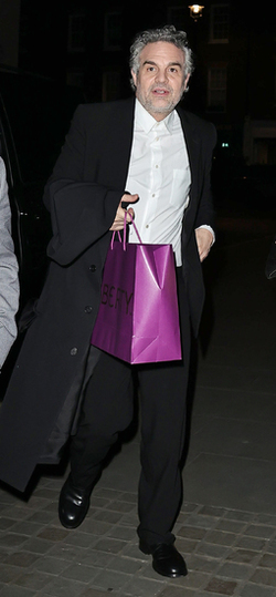 Mark Ruffalo arrives at the Chiltern Firehouse