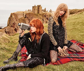 STELLA GIRLS IN NEW TWINSET FASHION CAMPAIGN SHOT IN SCOTLAND