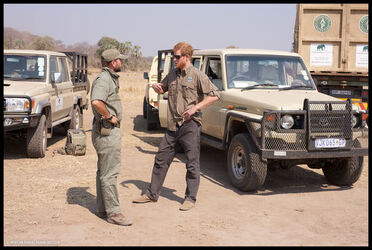 Prince Harry in Africa