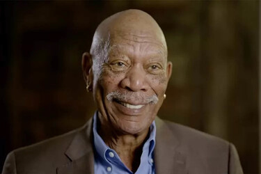 Morgan Freeman in the new TV documentary 761st Tank Battalion The Original Black Panthers 