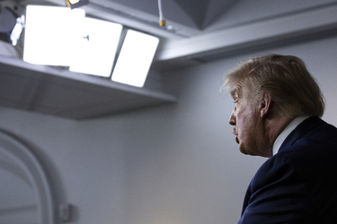 President Donald Trump Holds Press Briefing President Donald Trump Holds Press Briefing