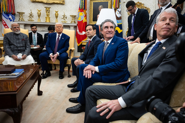 Trump Meets Prime Minister Narendra Modi of India in the Oval Office