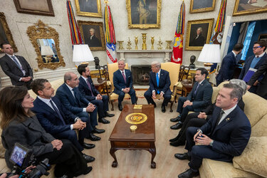 Non Exclusive Donald Trump hosts an expanded bilateral meeting Non Exclusive Donald Trump hosts an expanded bilateral meeting