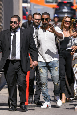 Jamie Foxx is seen at Jimmy Kimmel Live 