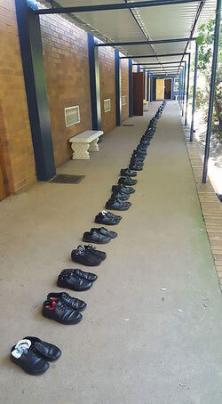 Kind Pupils Kick Off Shoe Donation Craze