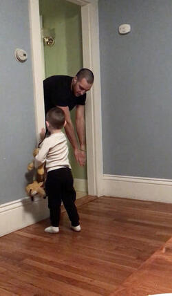 DAD SIMS LIFT FOR AUTISTIC SON