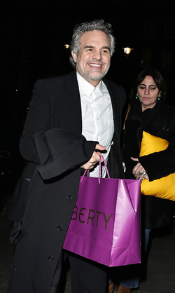 Mark Ruffalo arrives at the Chiltern Firehouse