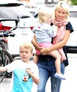 James Corden And Family Hanging Out In Brentwood