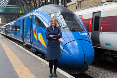 Right on track Ex Air hostess mum of four 44 becomes train driver