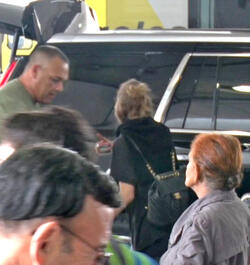 Lily Rose Depp Looking Exhausted With No Makeup At LAX