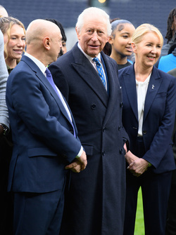 HM King Charles III Visits Tottenham Hotspur