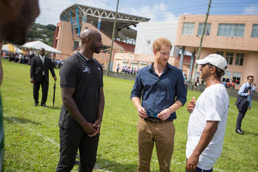 Youth in Action Welcome for Prince Harry