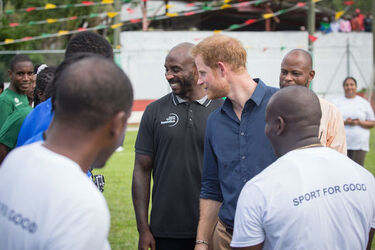 Youth in Action Welcome for Prince Harry