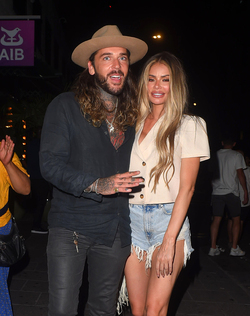 Chloe Sims seen out in Mayfair for the first time since lockdown. She is seen Leaving Amazonica Mayfair Slightly worse for wear but in High Spirits as she enjoys a night with BFF Pete Wicks