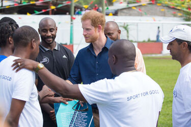 Youth in Action Welcome for Prince Harry