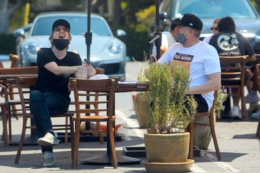 Usher Dominic Adams Greer Grammer Michael Rapaport and Nicolette Gray Seen Around West Hollywood