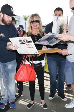 Kurt Russell and Goldie Hawn are seen at LAX Kurt Russell and Goldie Hawn are seen at LAX