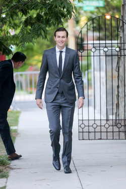 Ivanka Trump and family leaving their home