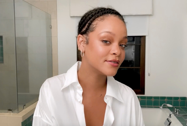 Rihanna goes make up free as she reveals skincare routine