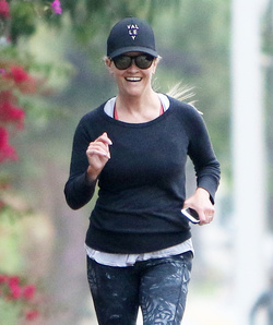 Reese Witherspoon is loving her morning workout routine