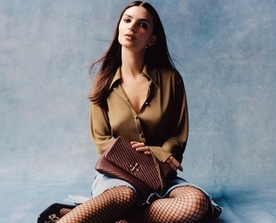 Emily Ratajkowski Leads Tory Burch Fall 2023 Campaign