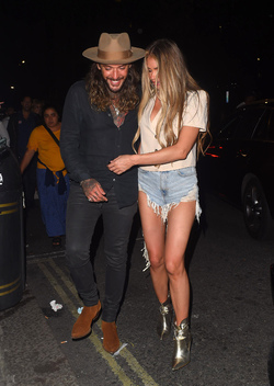 Chloe Sims seen out in Mayfair for the first time since lockdown. She is seen Leaving Amazonica Mayfair Slightly worse for wear but in High Spirits as she enjoys a night with BFF Pete Wicks
