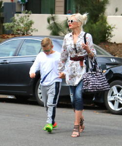 Gwen Stefani And Zuma Up For Sunday Services