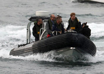 Prince Harry watches Sailing Demonstration on Sydney Harbour for the Invictus Games Prince Harry watches Sailing Demonstration on Sydney Harbour for the Invictus Games