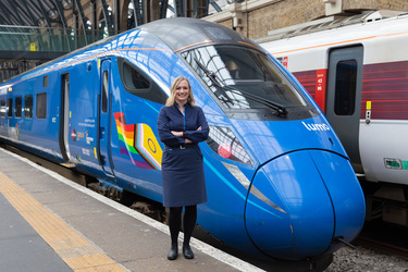 Right on track Ex Air hostess mum of four 44 becomes train driver
