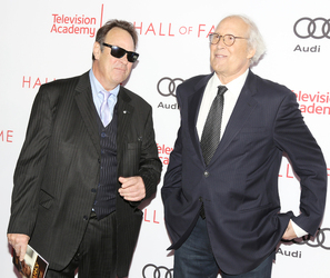 Dan Aykroyd and Chevy Chase