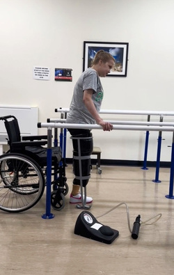 WALKING FOR THE FIRST TIME SINCE BECOMING A DOUBLE AMPUTEE