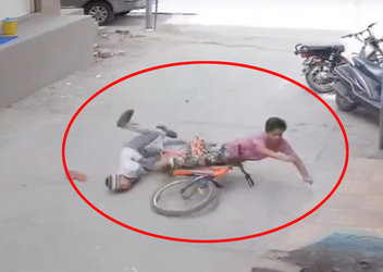 VIDEO Horrifying moment two students get electrocuted and one dies on way to school