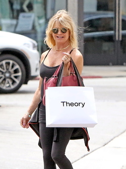 Goldie Hawn And Kurt Russell Go Shopping In Brentwood