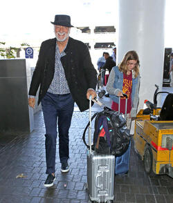 Mick Fleetwood Looking Spiffy At LAX