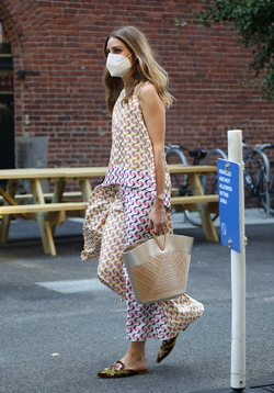 Olivia Palermo out in Downtown Manhattan