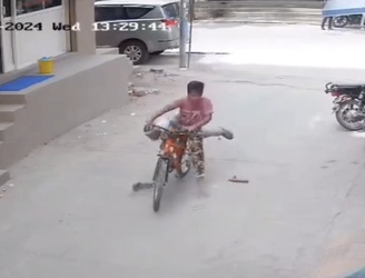 VIDEO Horrifying moment two students get electrocuted and one dies on way to school