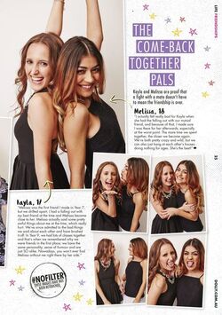 Becoming besties Dolly Text and images available