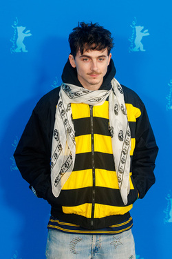 Timothee Chalamet at the Photocall of the movie A Complete Unknown at the 75th Berlin Film Festival Berlinale
