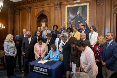 Juneteenth National Independence Day Act Signed