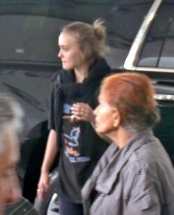 Lily Rose Depp Looking Exhausted With No Makeup At LAX