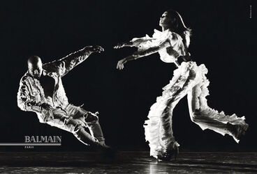 KIM KARDASHIAN FOR BALMAIN FALL WINTER CAMPAIGN KIM KARDASHIAN FOR BALMAIN FALL WINTER CAMPAIGN