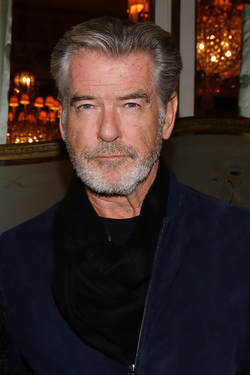 Pierce Brosnan Keely Shaye Smith leaving their hotel in Paris Pierce Brosnan Keely Shaye Smith leaving their hotel in Paris